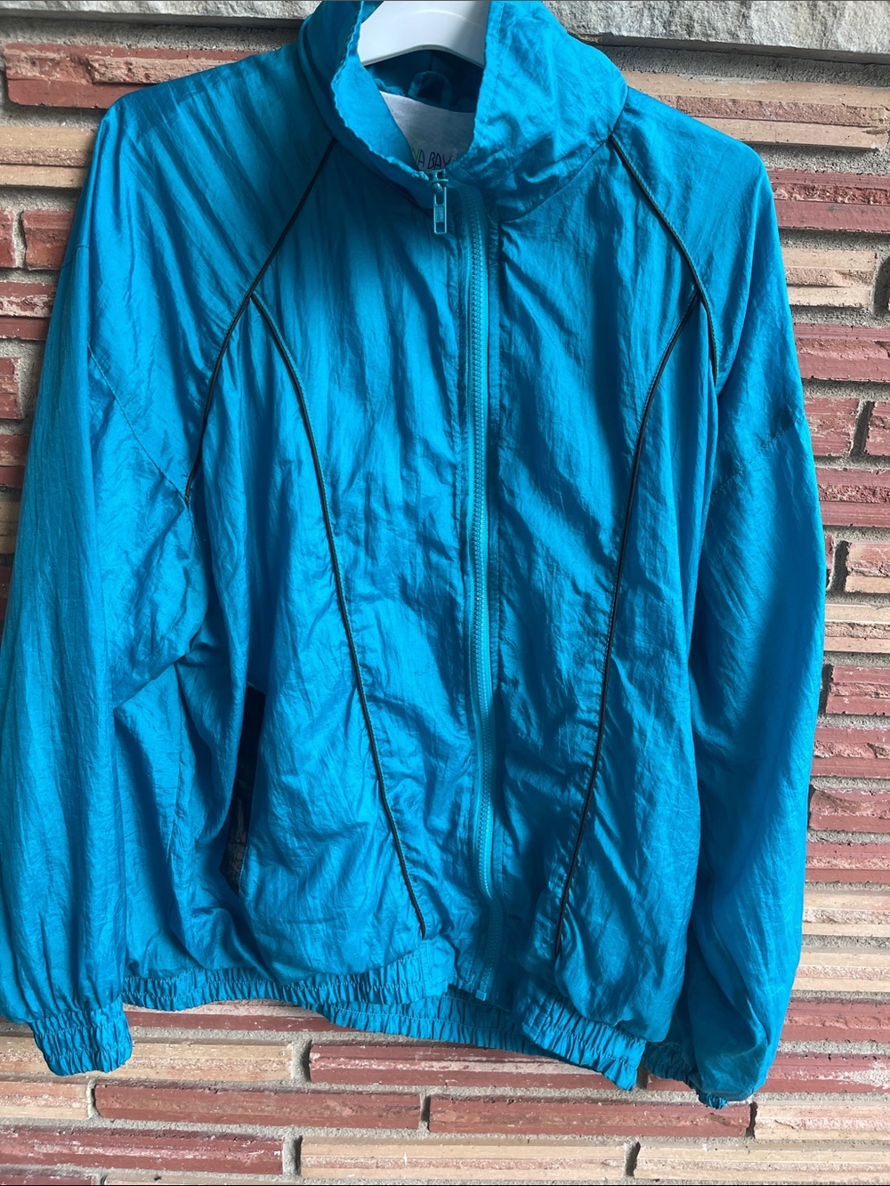 MARINA Bright Turquoise Zip Jacket